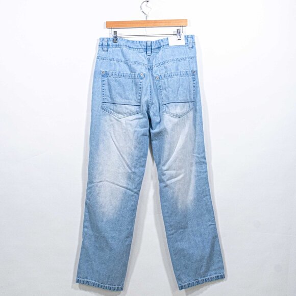 SouthPole Jeans Baggy Hip Hop Loose Wide Leg 36 x 33 Y2K Streetwear